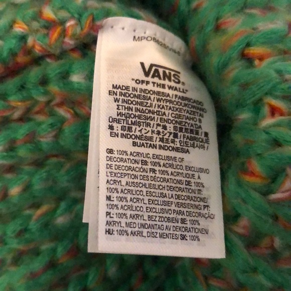 Vans x IRENEISGOOD Cuffed Beanie Hat Color Green Bee OS NWT - Picture 13 of 16